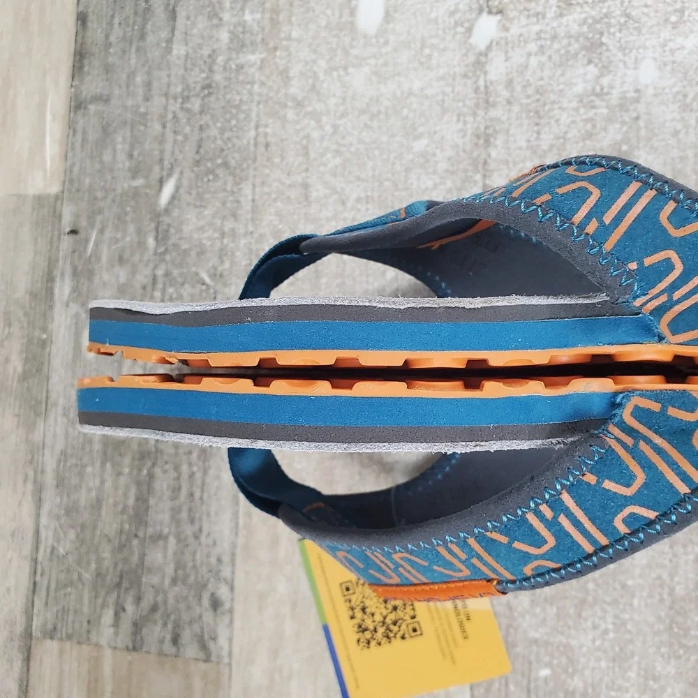 La Sportiva Mens Swing Sandals Sz 6.5 Space Blue Maple Slip On Flip Flops Thong
